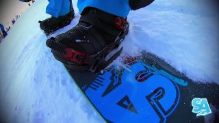 How to 270 out of boxes and rails on a snowboard (Regular)