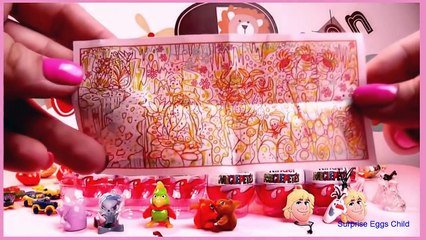 [Regen] Giant Princess Kinder Surprise Eggs Play Doh Hello Kitty Disney Collector *