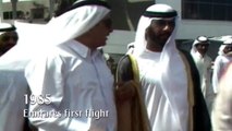 Opening ceremony of UAE first flight. UAE international airlines