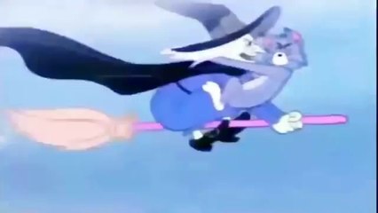 Ride on Flying Stick - Tom And Jerry Cartoon