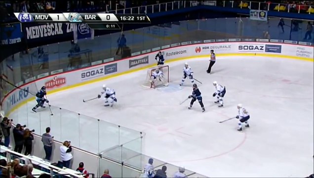 Medvescak Zagreb vs Barys Astana Highlights 23.10.2015 RUSSIA: KHL