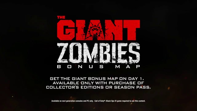 Call of Duty Black Ops 3 The Giant Zombies Gameplay Trailer