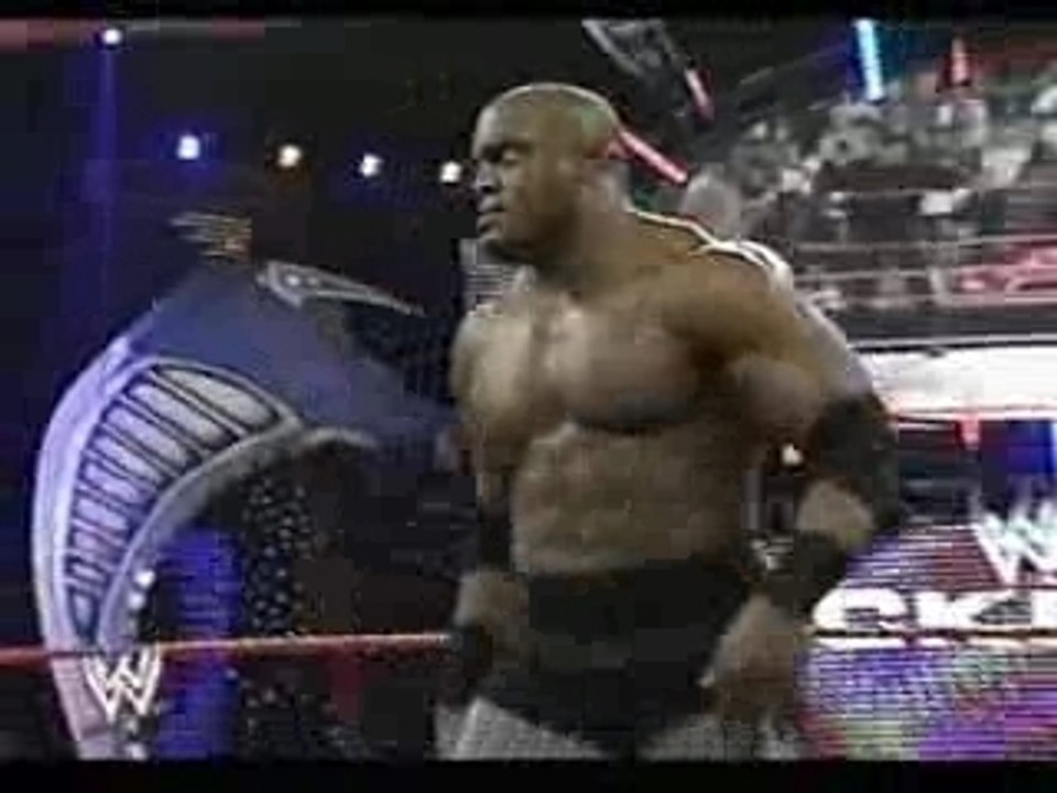 Backlash 07 - Lashley v Umaga/McMahons 1