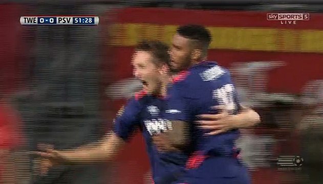 Luuk de Jong Goal - Twente 0 - 1 PSV - Eredivisie - 24/10/2015