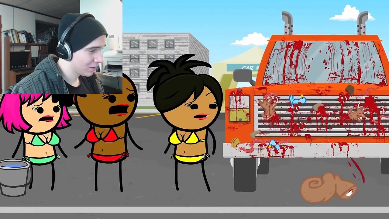 GROSS CAR WASH! - Reacting to Sexy Car Wash - Cyanide & Happiness Shorts