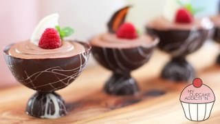 Chocolate Mousse Recipe - 2 Ingredients and OH SO EASY! | My Cupcake Addiction
