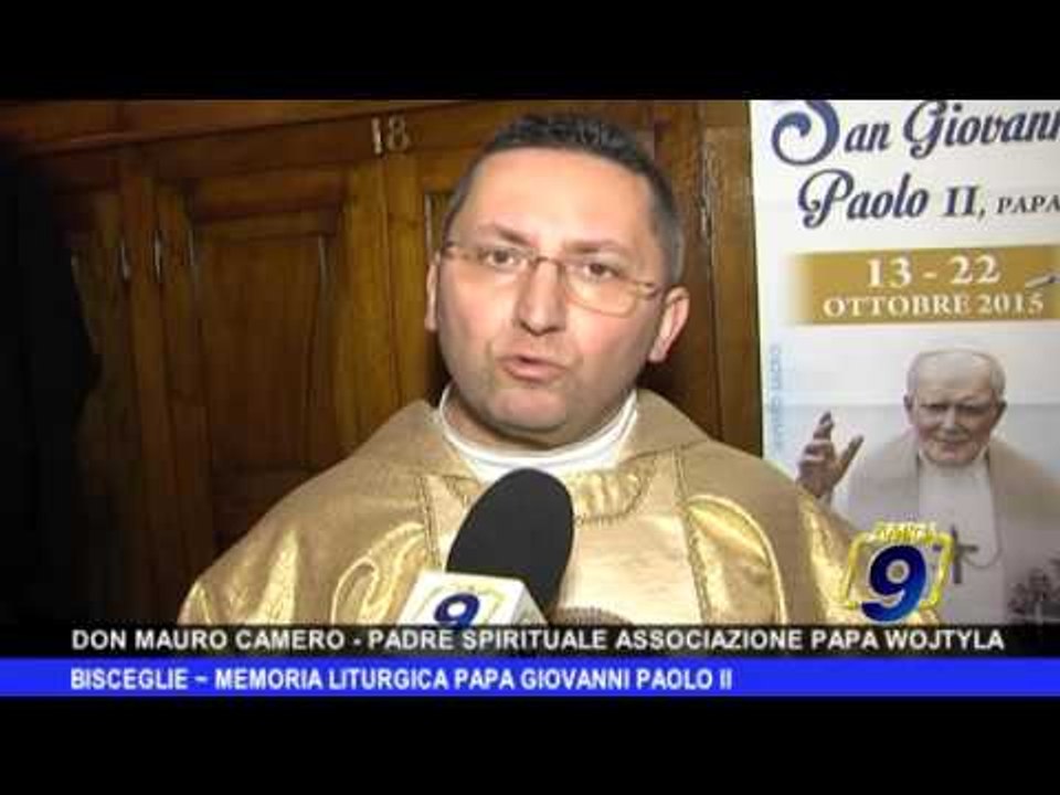 BISCEGLIE | Memoria liturgica Papa Giovanni Paolo II