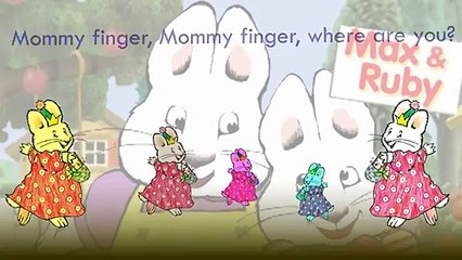Max And Ruby Finger Family Song Daddy Finger Nursery Rhymes Full animated cartoon english