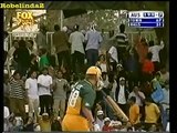 Famous six, car window smashed by Brett Lee vs India 2000 -