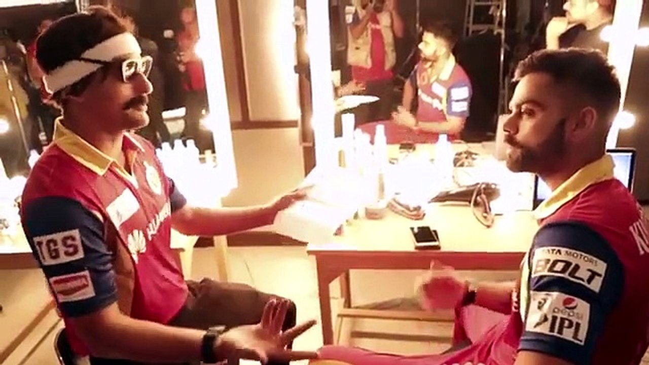 RCB Insider crashes Kohli’s shoot! -