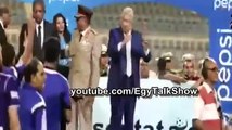 علاء عبد الصادق يتجاهل مصافحة مرتضى منصور رئيس الزمالك