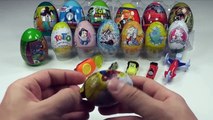 01 19 Surprise Eggs Unboxing, Zaini Eggs, Kinder Surprise, Cars 2, Thomas, Toy Story