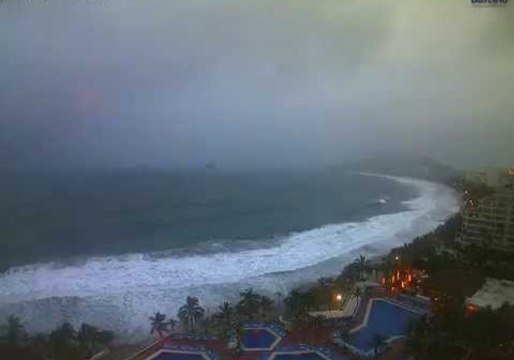 Timelapse Shows Hurricane Patricia Approaching Mexican Coast