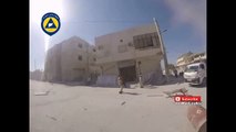 HD POV GoPro Footage Captures The Moment Alleged Airstrike Lands Close In Sarmin, Idlib