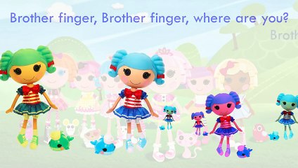 Lalaloopsy Finger Family Song Daddy Finger Nursery Rhymes Elephant Dolphin Cat Rat Full an