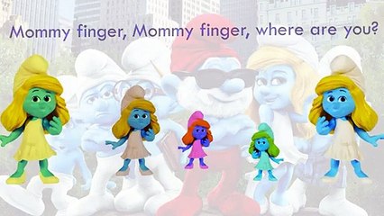 Download Video: Smurfs Finger Family Song Daddy Finger Nursery Rhymes Good Characters Full animated cartoo