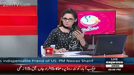 Ghareeda Farooqi Crushed Nawaz Sharif in a Live Show