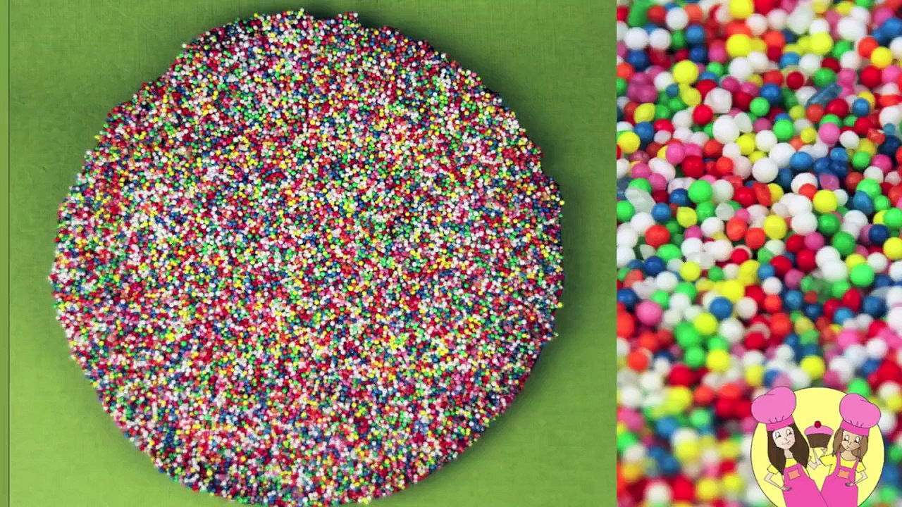 GIANT FRECKLE! Make this rainbow sprinkle treat for your Christmas party or candy bar funf
