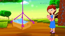 Rock A Bye Baby English Nursery Rhymes Cartoon/Animated Rhymes For Kids