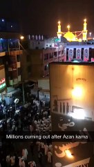 Millions coning out after Azan Kama