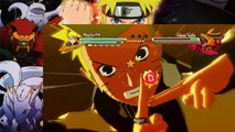 Naruto Ninja Storm 3 Full Burst Hokage Naruto vs Kurama Boss Battle Character Swap 60 FPS