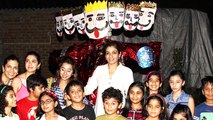 Raveena Tandon Celebrates Dussehra With Children!!