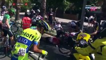 Big Crash - Vuelta a Espana 2015 - Stage 8