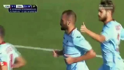 Gennaro Scognamiglio Goal 3-1 Cagliari vs Trapani