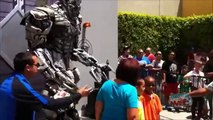 Interactive talking Megatron debuts at Transformers: The Ride 3D in Universal Studios Holl