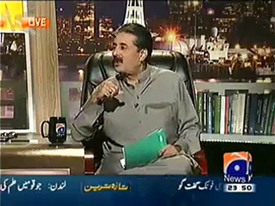 Abid Sher Ali  With Sheikh Rasheed in Mazaq Raat