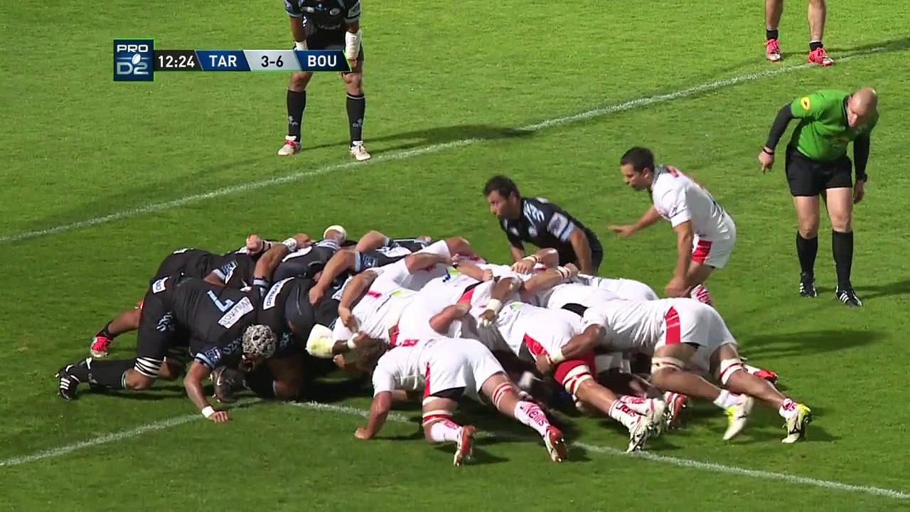 PRO D2 - Résumé Tarbes-Bourgoin: 13-19 - J6 - Saison 2015/2016