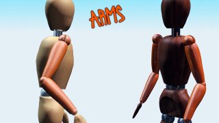 VIDS for KIDS in 3d (HD) Robots for Children Learn Body Parts and Motion AApV