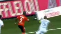 Raphael Guerreiro Goal - Lorient 1 - 0t Rennes -  Ligue 1 - 24/10/2015