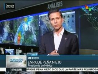 Peña Nieto: la parte más peligrosa del huracán aún está por entrar