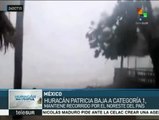 México: huracán Patricia se debilita y baja a categoría 1