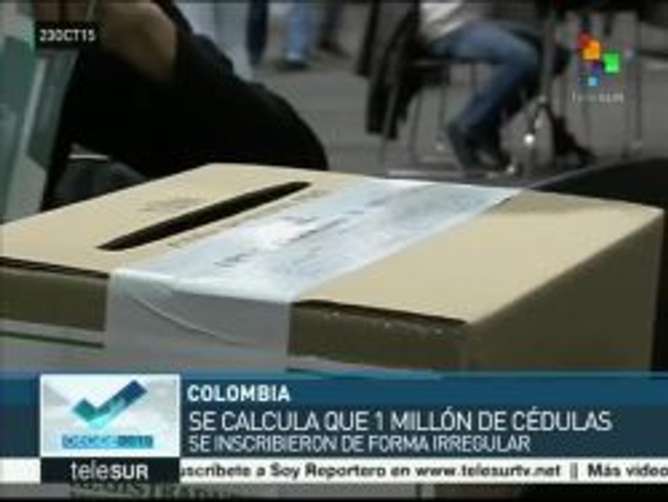 Colombianos listos para las elecciones regionales