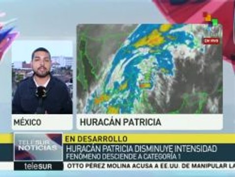 México: Peña Nieto visitará zonas afectadas por el huracán Patricia