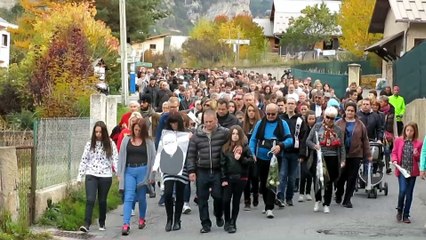 Briançon : marche blanche et silencieuse en mémoire d'Océane