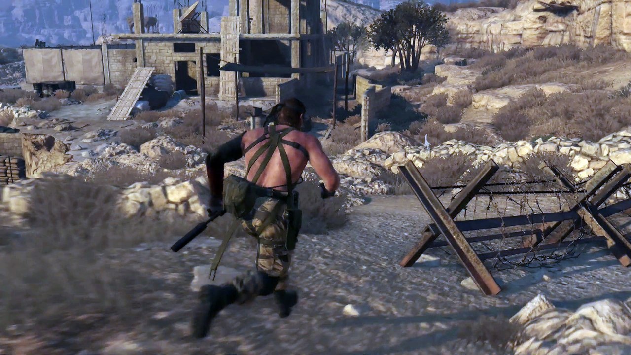 MGSV-05:Over The Fence-'No Trace' S-Rank-Minimum Loadout-No Hud/Assist