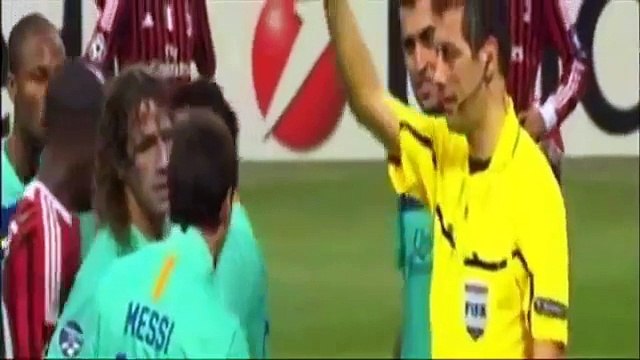 Messi funny penalty yellow carded!!