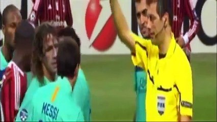 Messi funny penalty yellow carded!!