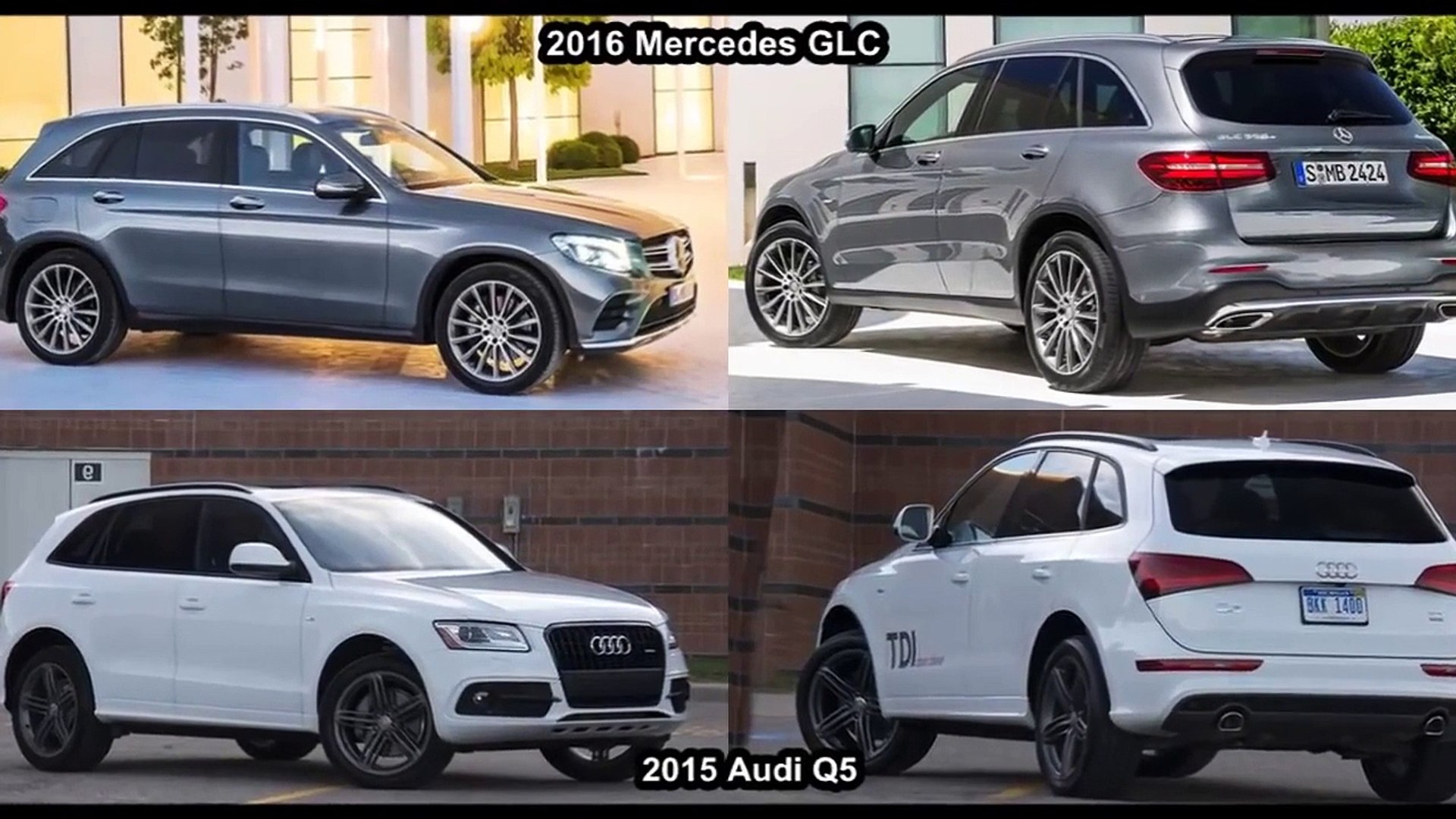Video 2016 Mercedes Glc Vs 2015 Audi Q5 Design