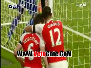 ."وران كوتشيلني"يتقدم بالهدف الثانى الارسنال فى ايفرتون