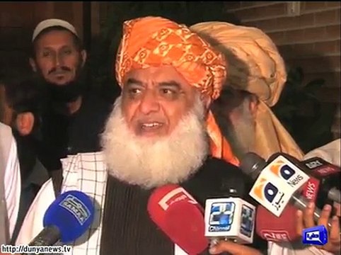 Told you, Imran Khan gets aid from jews- Maulana Fazal ur Rehman