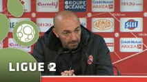 Conférence de presse Stade Brestois 29 - Valenciennes FC (1-2) : Alex  DUPONT (BREST) - David LE FRAPPER (VAFC) - 2015/2016