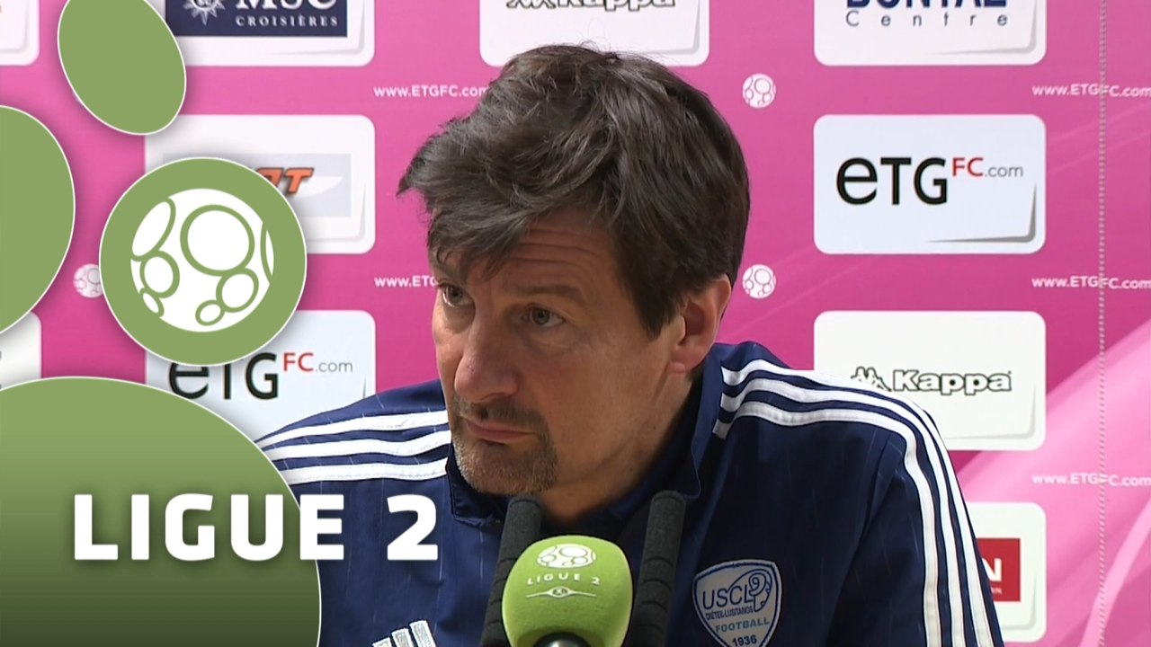Conférence de presse Evian TG FC - US Créteil-Lusitanos (1-2) : Safet SUSIC (EVIAN) - Thierry FROGER (USCL) - 2015/2016