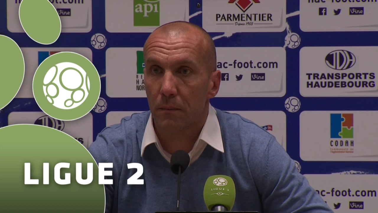 Conférence de presse Havre AC - FC Sochaux-Montbéliard (2-1) :  (HAC) - Albert CARTIER (FCSM) - 2015/2016