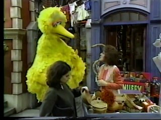 Sesame Street Telly Is Afraid Big Birds Gonna Sit on Him