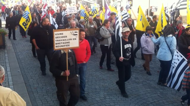 Ils manifestent pour la culture bretonne
