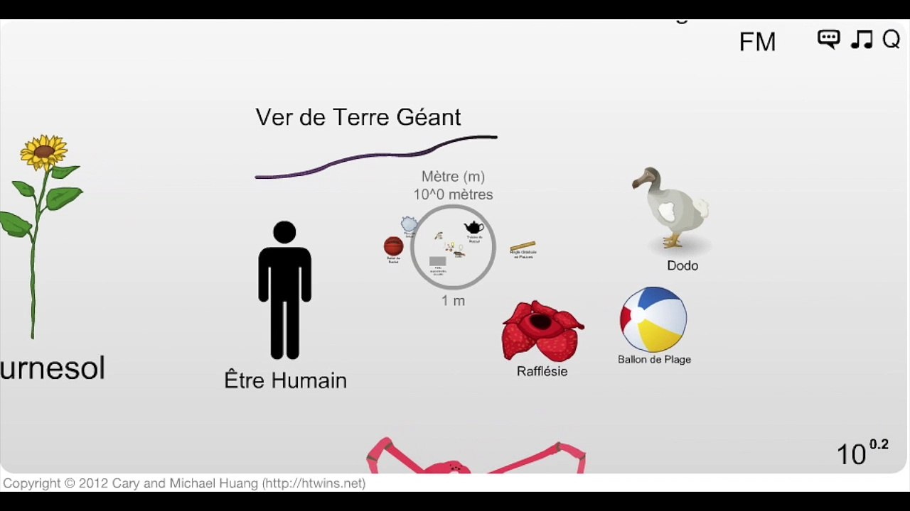 L'échelle de l'univers !